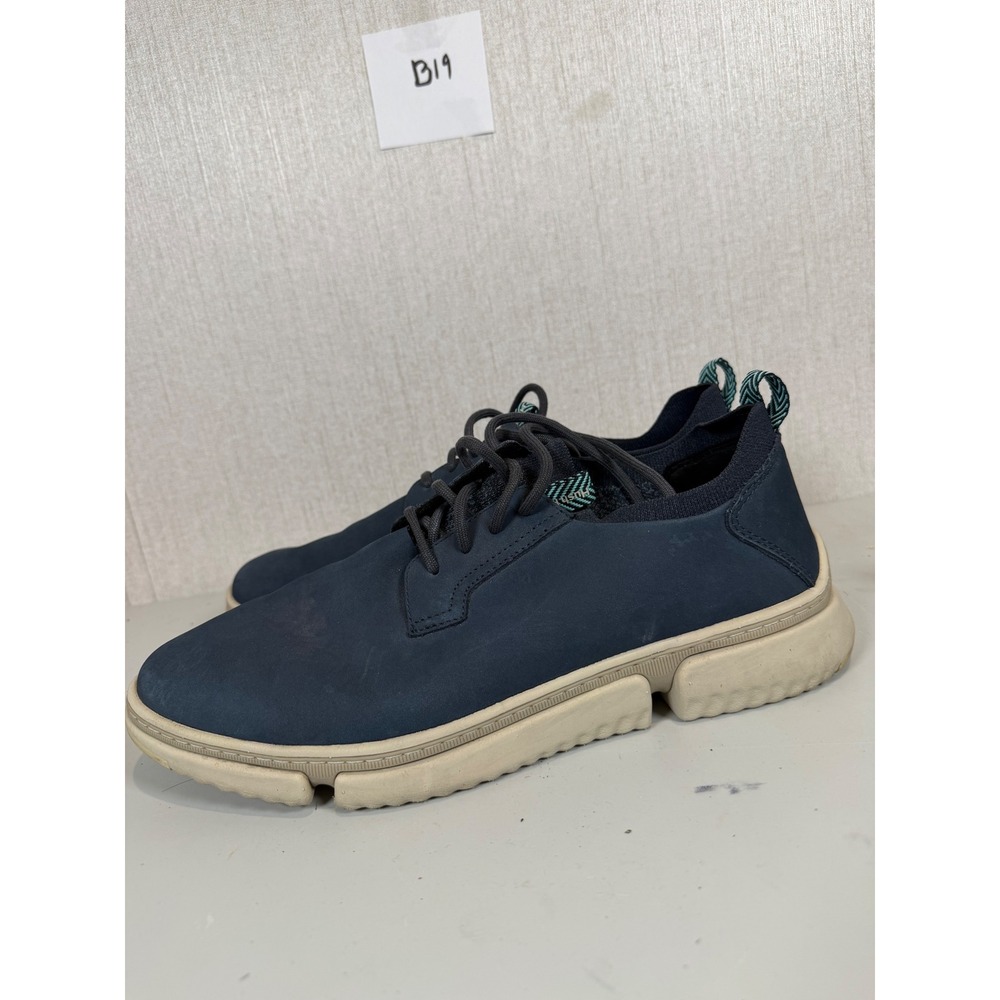 Hush Puppies Bennet Plain Toe Oxford Shoes Men's Size 10 Blue HM02163-410